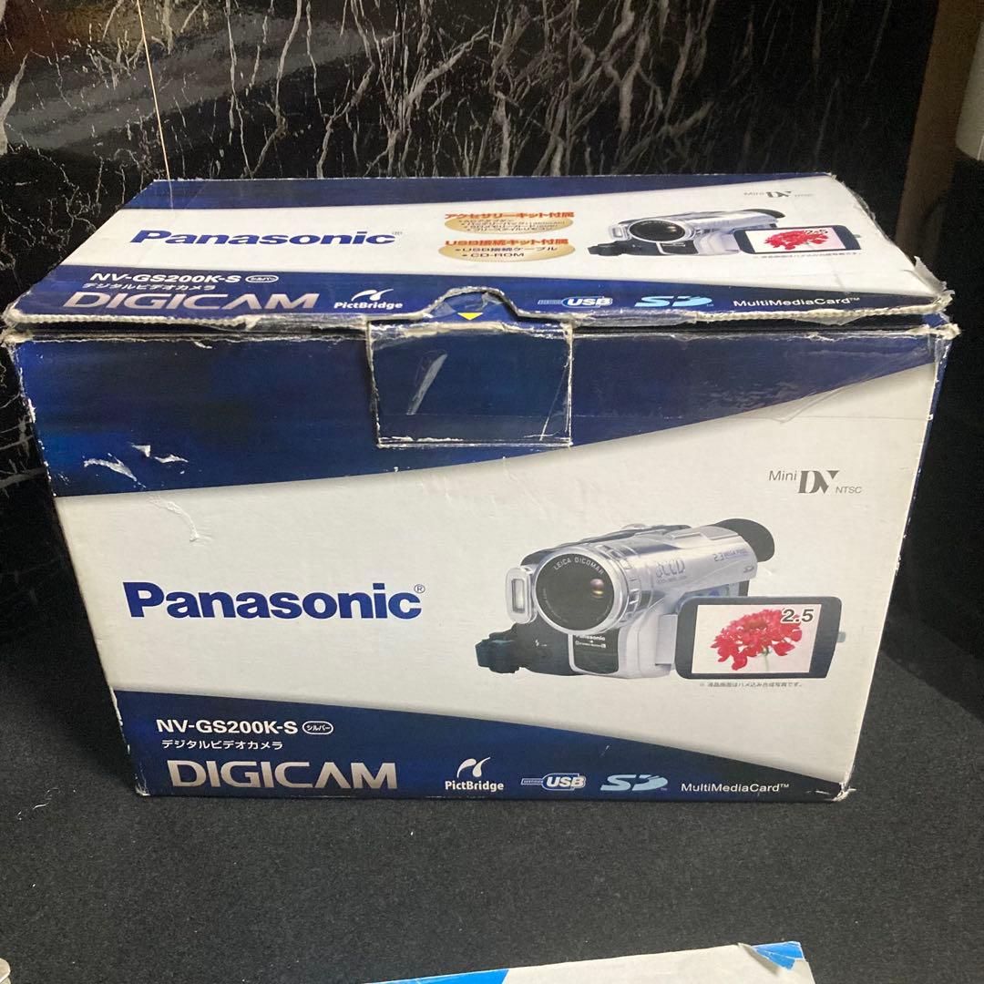 Panasonic NV-GS200K-S ビデオカメラ　バッテリー3個
