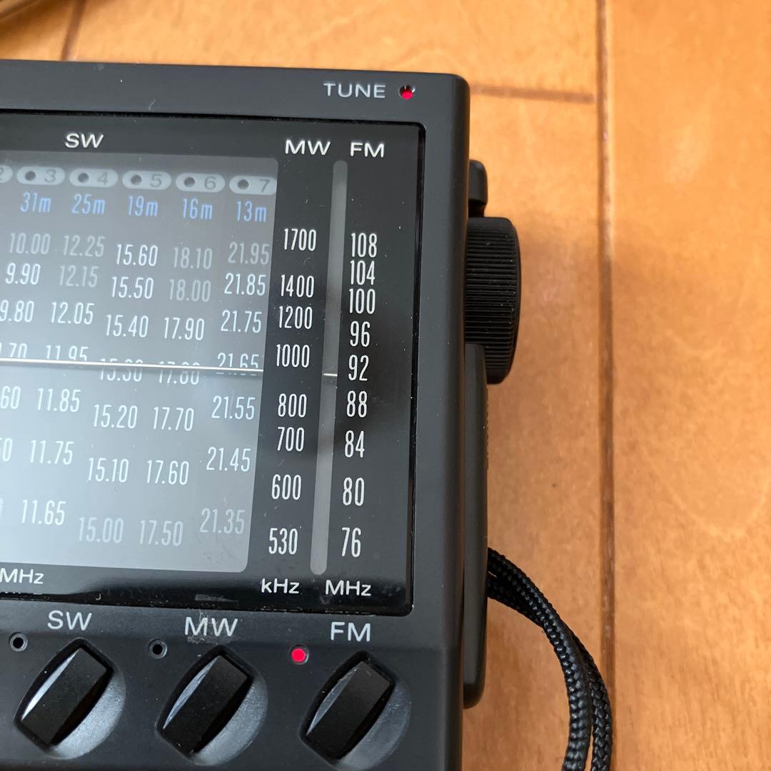 SONY ICF-SW22 9バンドポータブルラジオ 美品　ラジオ受信確認済み