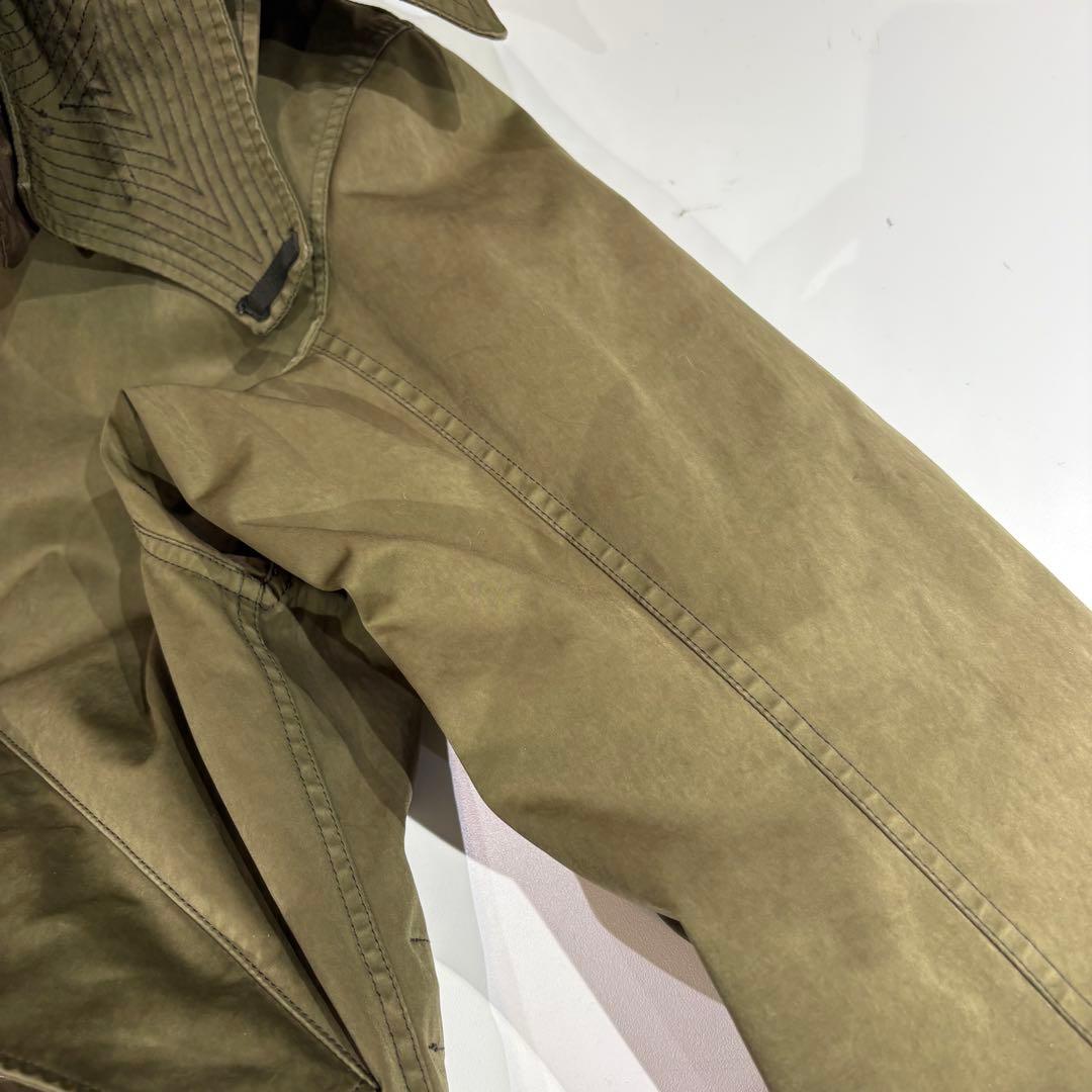 Ten c Parkaモッズコート インナーダウン、ウールフード付き　サイズ48