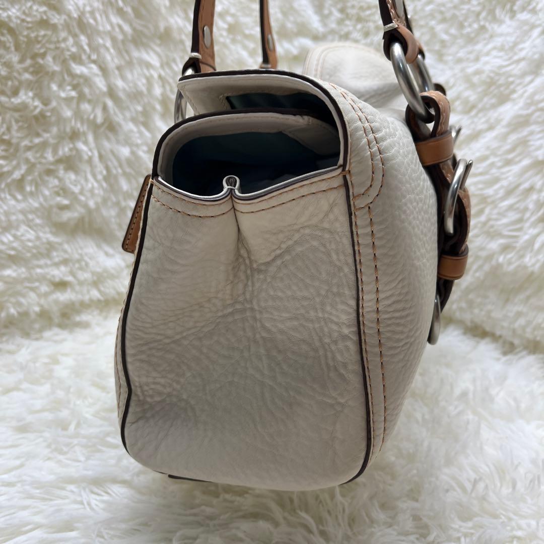ＣＯＡＣＨ コーチ レザー　ハンドバッグ　D0882-F12334 ホワイト系