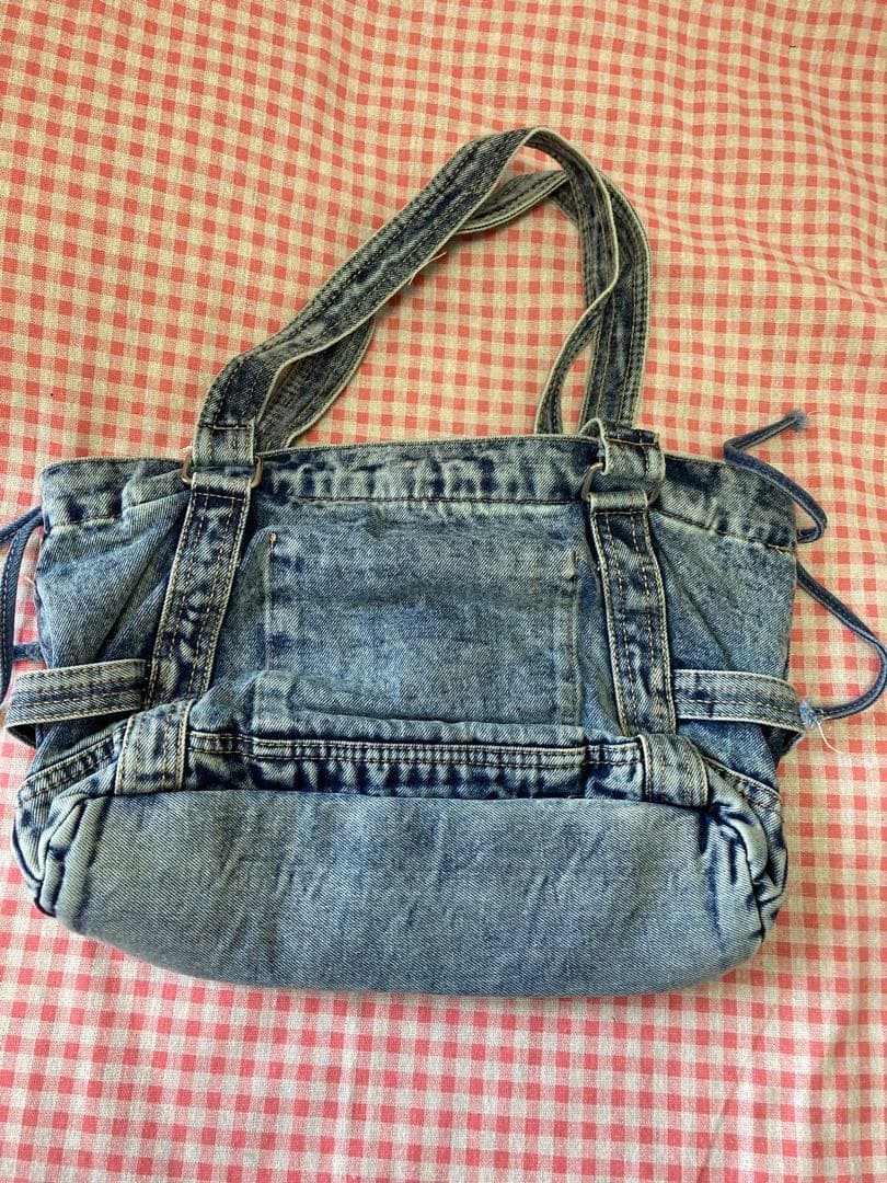 Matin Kim デニムショルダーバッグ