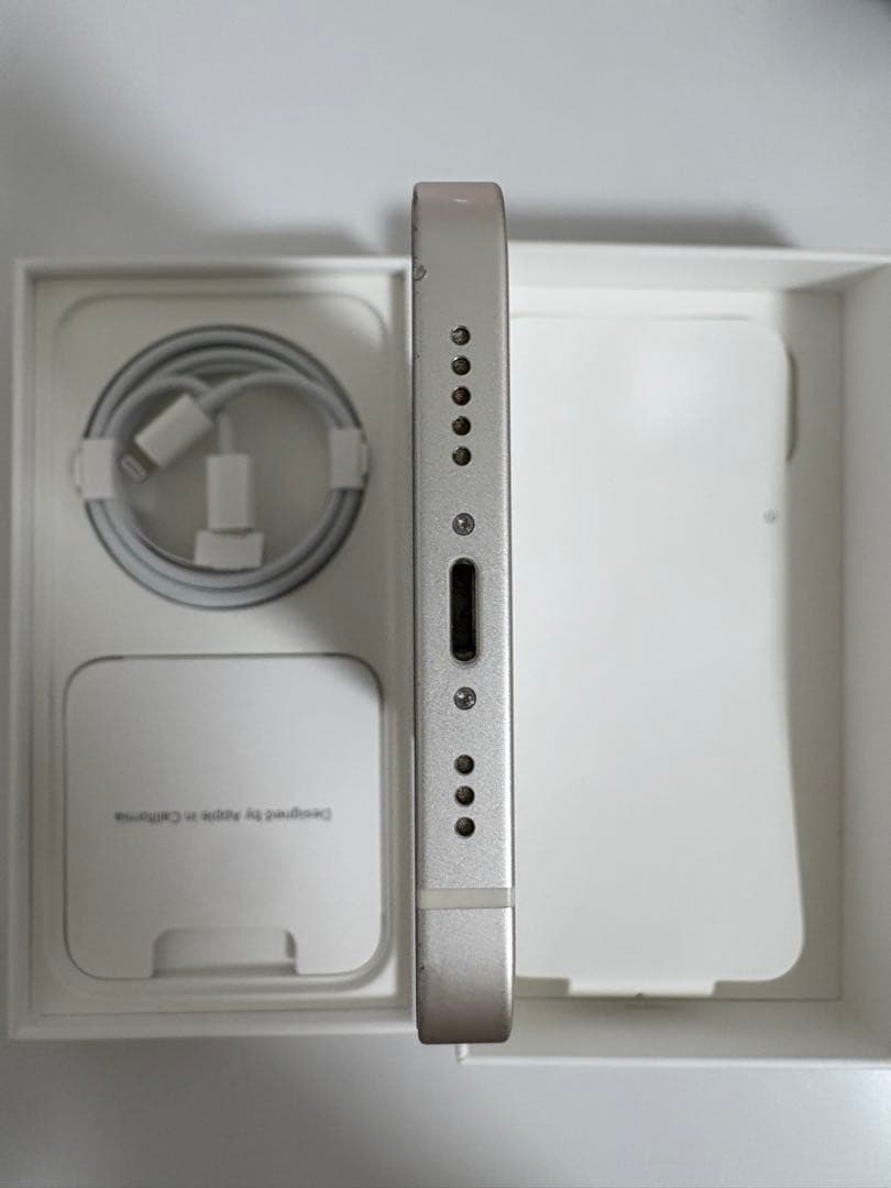 iPhone 12 128GB ホワイト　SIMフリー　付属品あり　箱あり