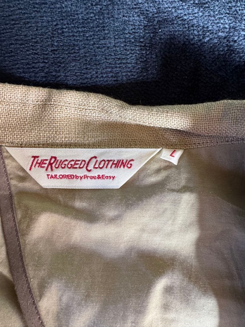 THE RUGGED CLOTHING 麻のビンテージ3ピーススーツMサイズ