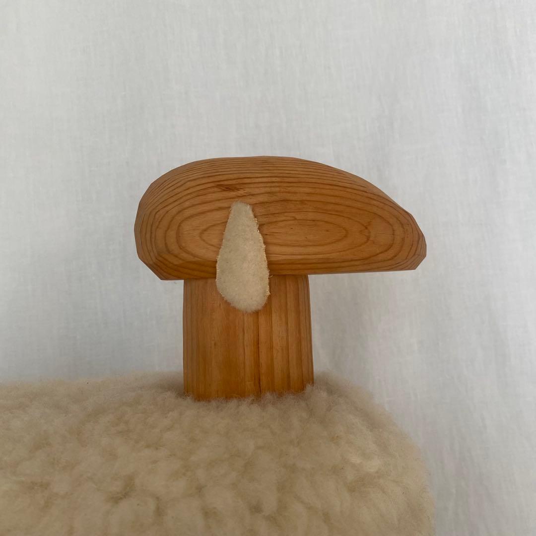 羊のスツール 子羊 オブジェ 置物