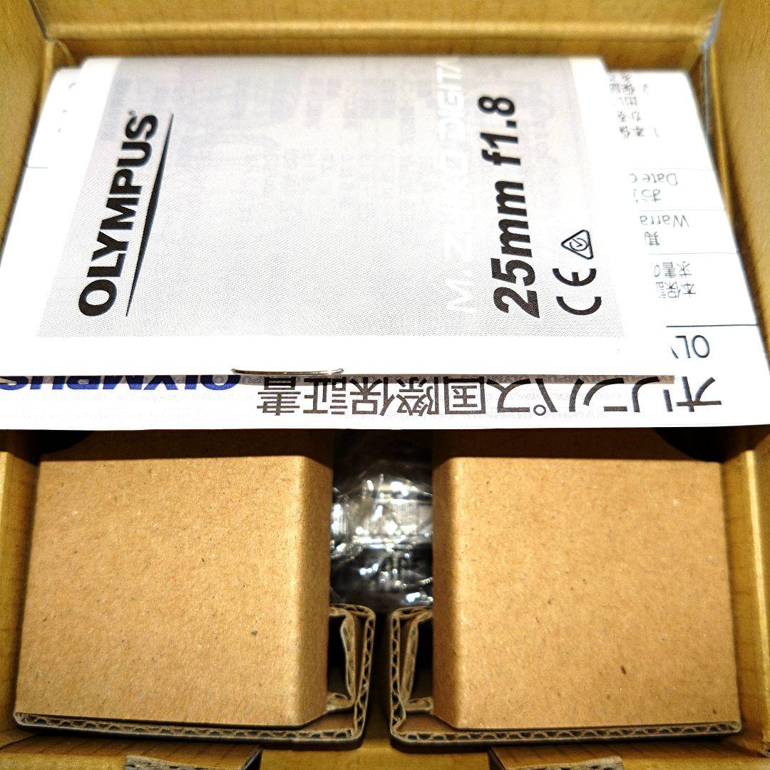 オリンパス M.ZUIKO DIGITAL 25mm f1.8 フィルター付