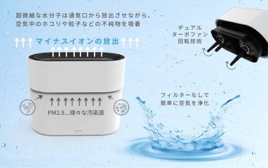 空気清浄機・イオン発生器 Opro9 Smart Air Purifier