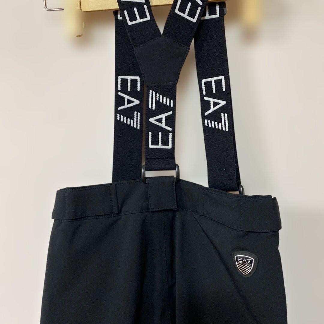 【美品】EA7 黒 スキーウェア 子ども用　110cm