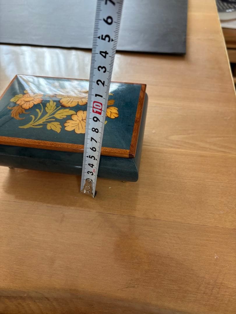 sale❣️未使用ビンテージ イタリア製象嵌細工オルゴールMARIORITA動作品