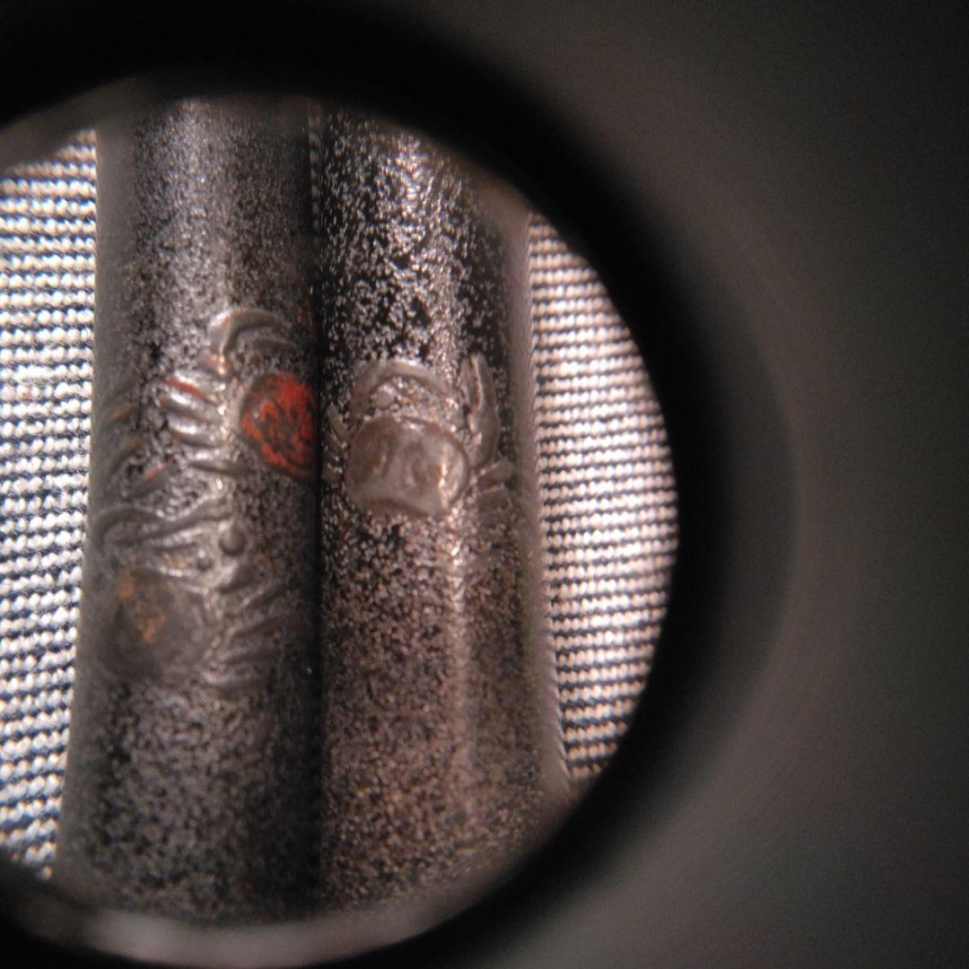 古い　高蒔絵の万年筆　蟹　中古品　漆