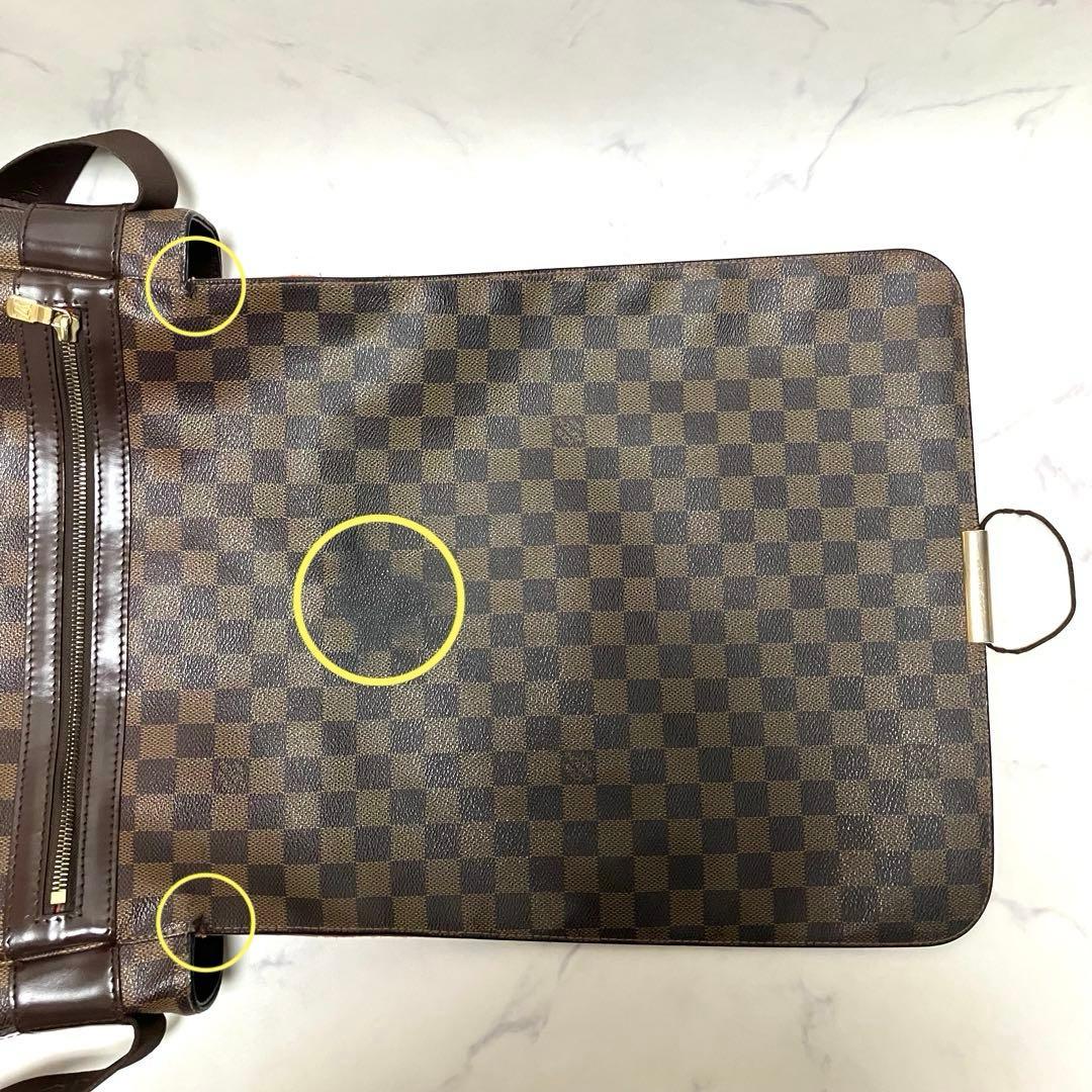 ルイヴィトン ダミエ ショルダーバッグ バスティーユ 大容量 A4対応 斜め掛け