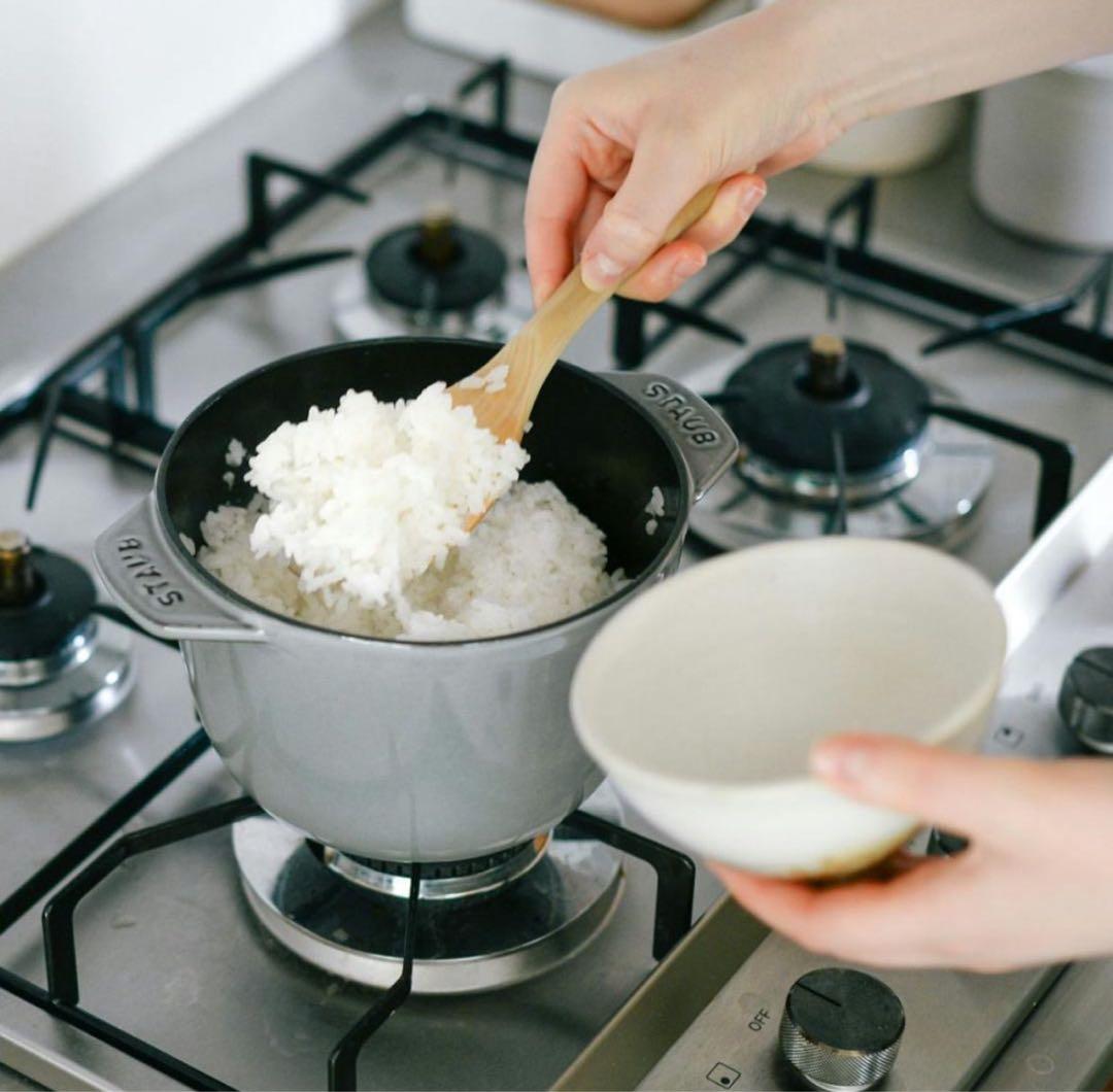 【ストウブ】ラ・ココット de GOHAN　12cm　グレー　新品