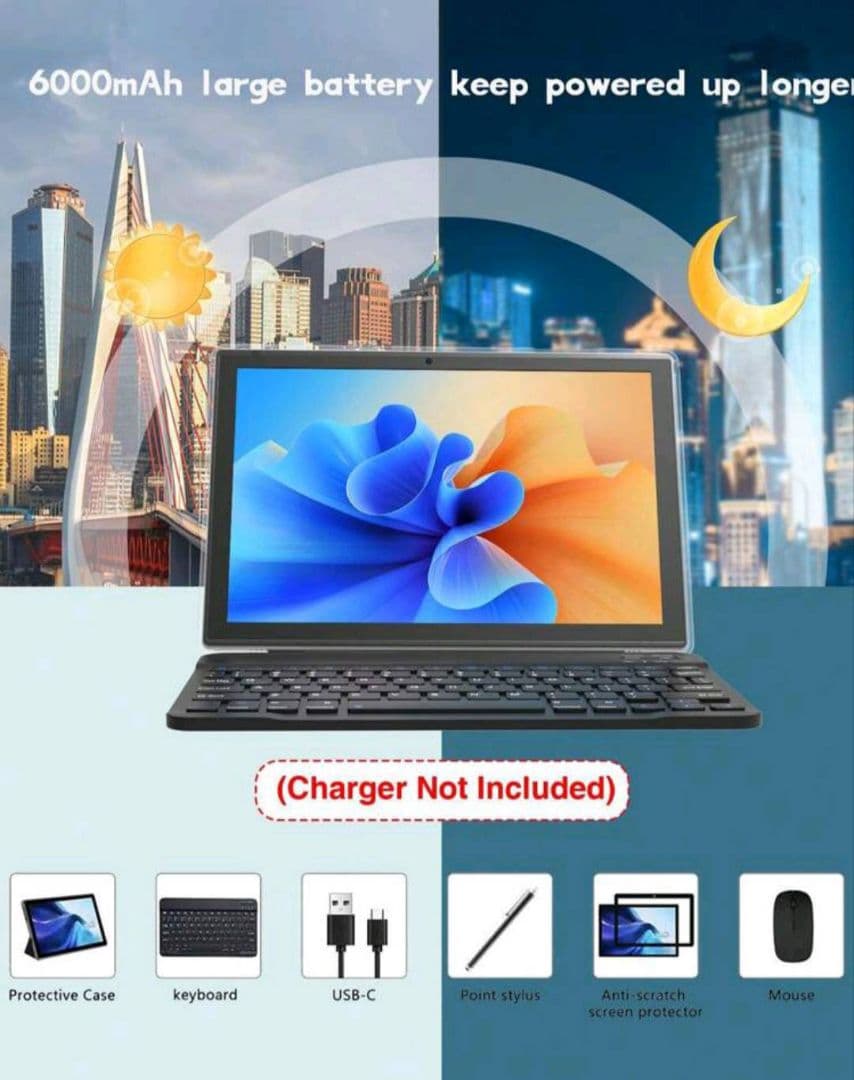 ②新品未開封 Android15 タブレット 10インチ 128GB