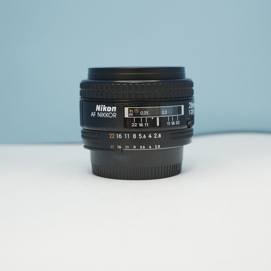 Nikon純正 28mm F2.8 標準レンズ 美品 a4630