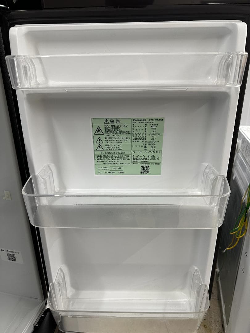 Panasonic　冷凍冷蔵庫　168L　NR-B17FW-T　2021年製