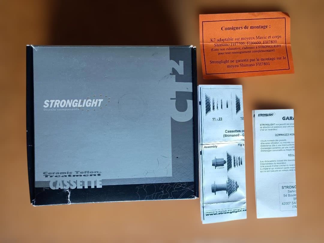 ストロングライト K07 スプロケット 13-27T シマノ10s 希少165g