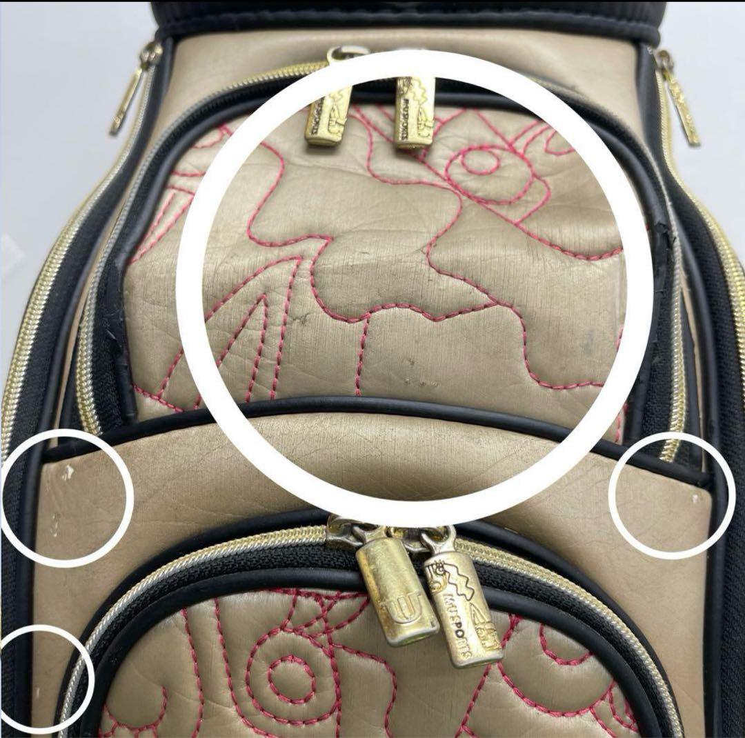 M.U SPORTS エムユースポーツ　ゴルフバッグ　9インチ　中古品