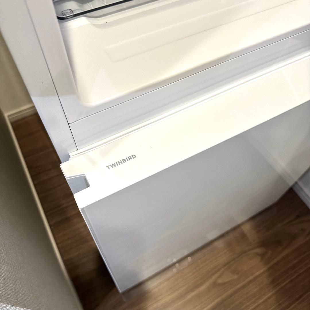 TWINBIRD 右開き/ 2ドア冷凍冷蔵庫【2023年製】