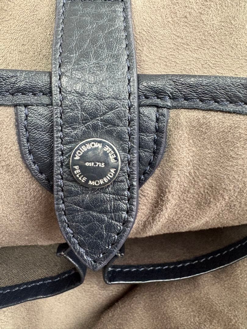 【本日限定値下げ】PELLE MORBIDA 型番MB026 ネイビー