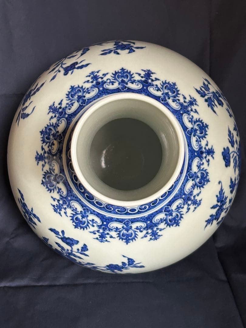 ○ 清代　雍正年製　花器　時代物　中国美術