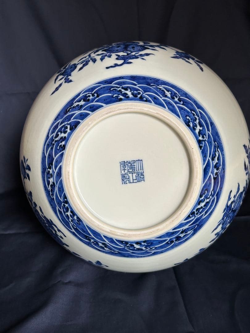 ○ 清代　雍正年製　花器　時代物　中国美術