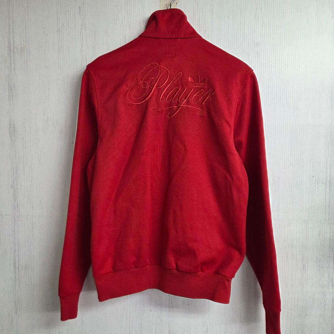 希少　アディダスオリジナルス　トラックジャケット L　レッド　ジェームスハント