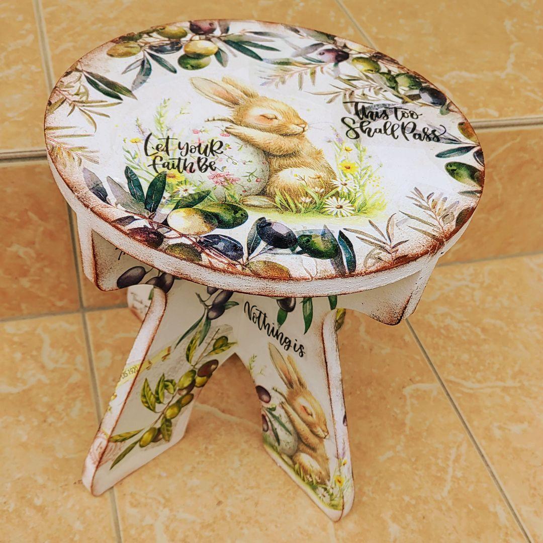 ☆MIRI☆様　　ソフトバスケット　白たまごのうさぎさんwhite flower