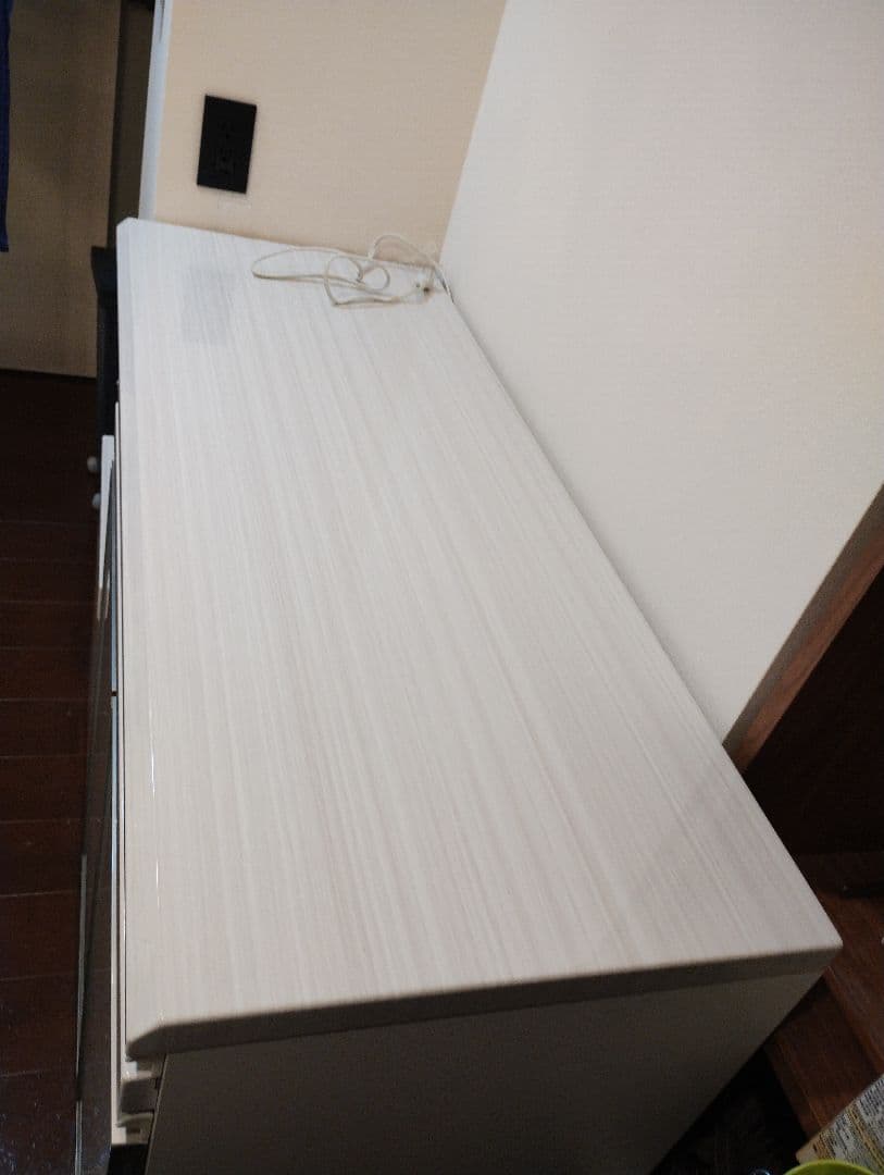 最終値下げ　ホワイト 食器棚・キッチンハイカウンター