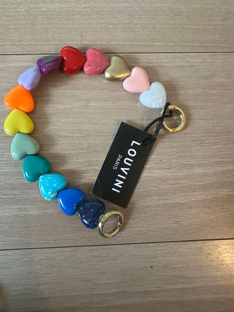 LOUVINI カラフルハートストラップ