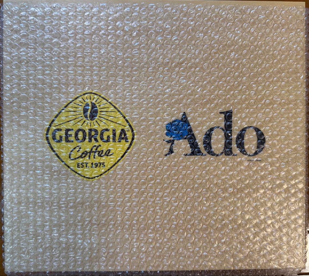 ジョージア　ado コラボ　ロボット掃除機　本体+収納台