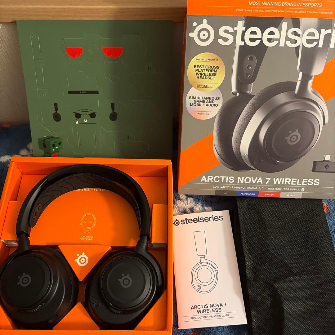 【美品】　SteelSeries Arctis Nova 7 Wireless