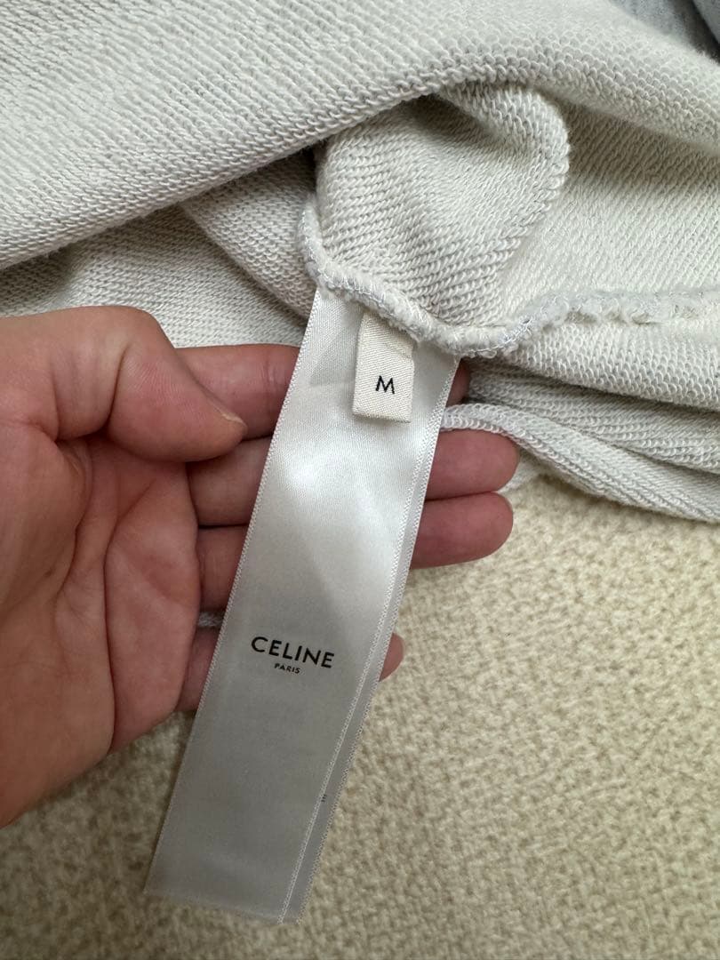 セリーヌ　クロップド丈　スウェットトレーナー