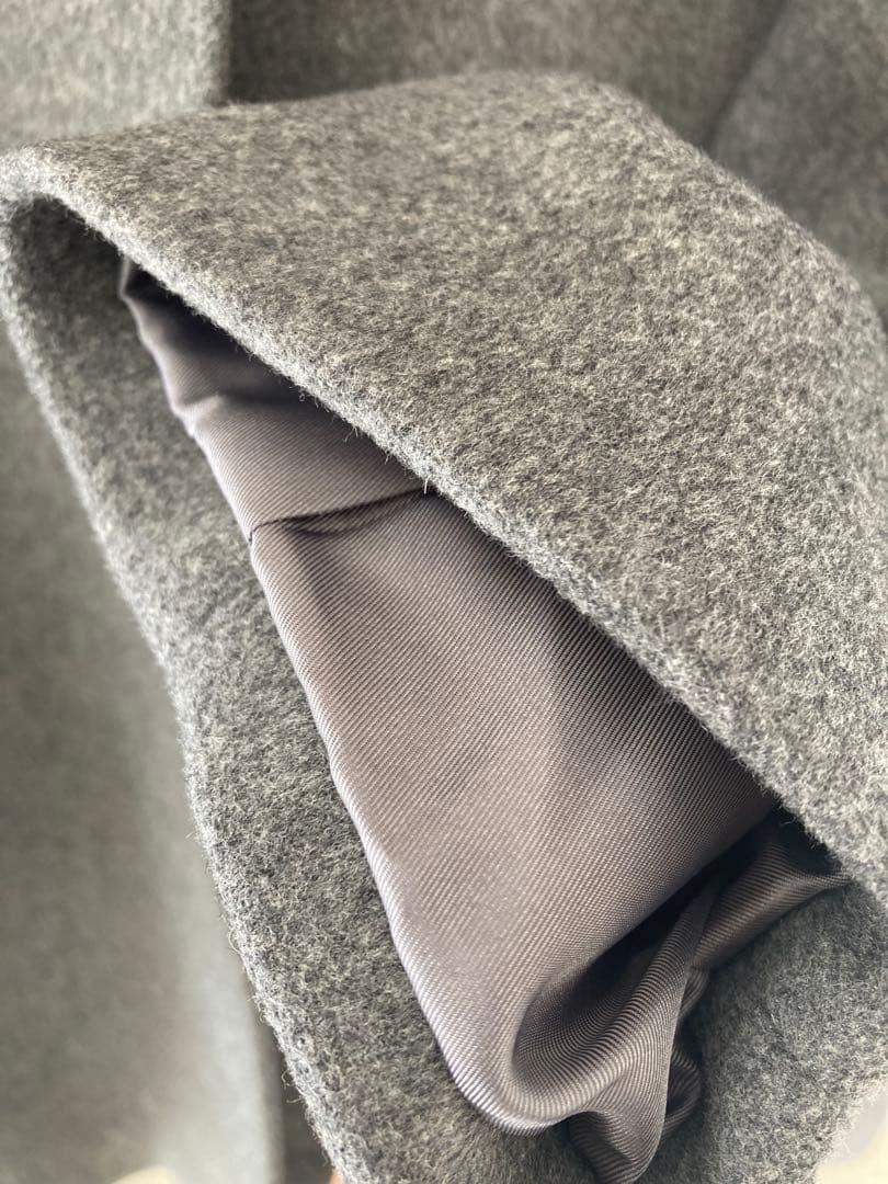 ジャーナルスタンダード　ビーバーノーカラーウールコート