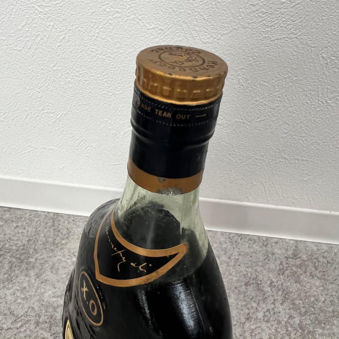 希少 Hennessy X.O ブランデー ヘネシー 金キャップ グリーン