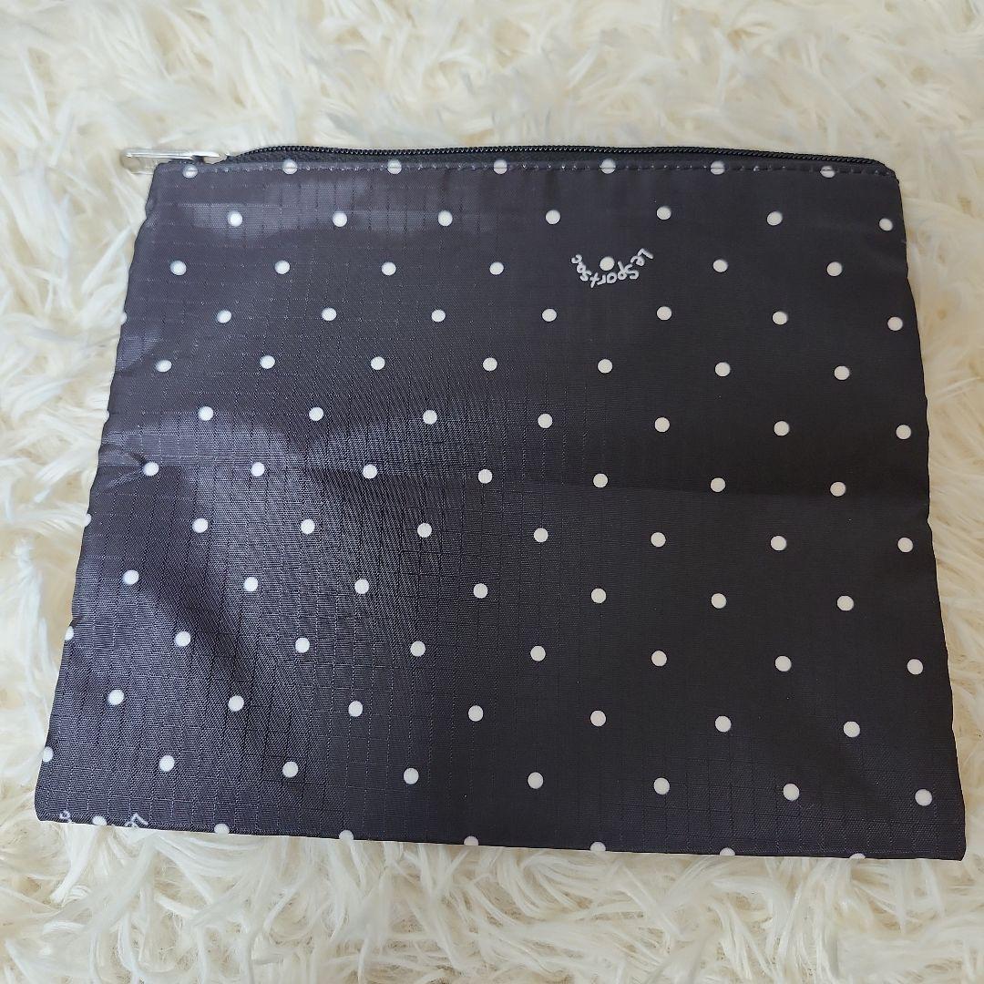 【未使用級】レスポートサック デラックスエブリデイバッグ ドット ポーチ付