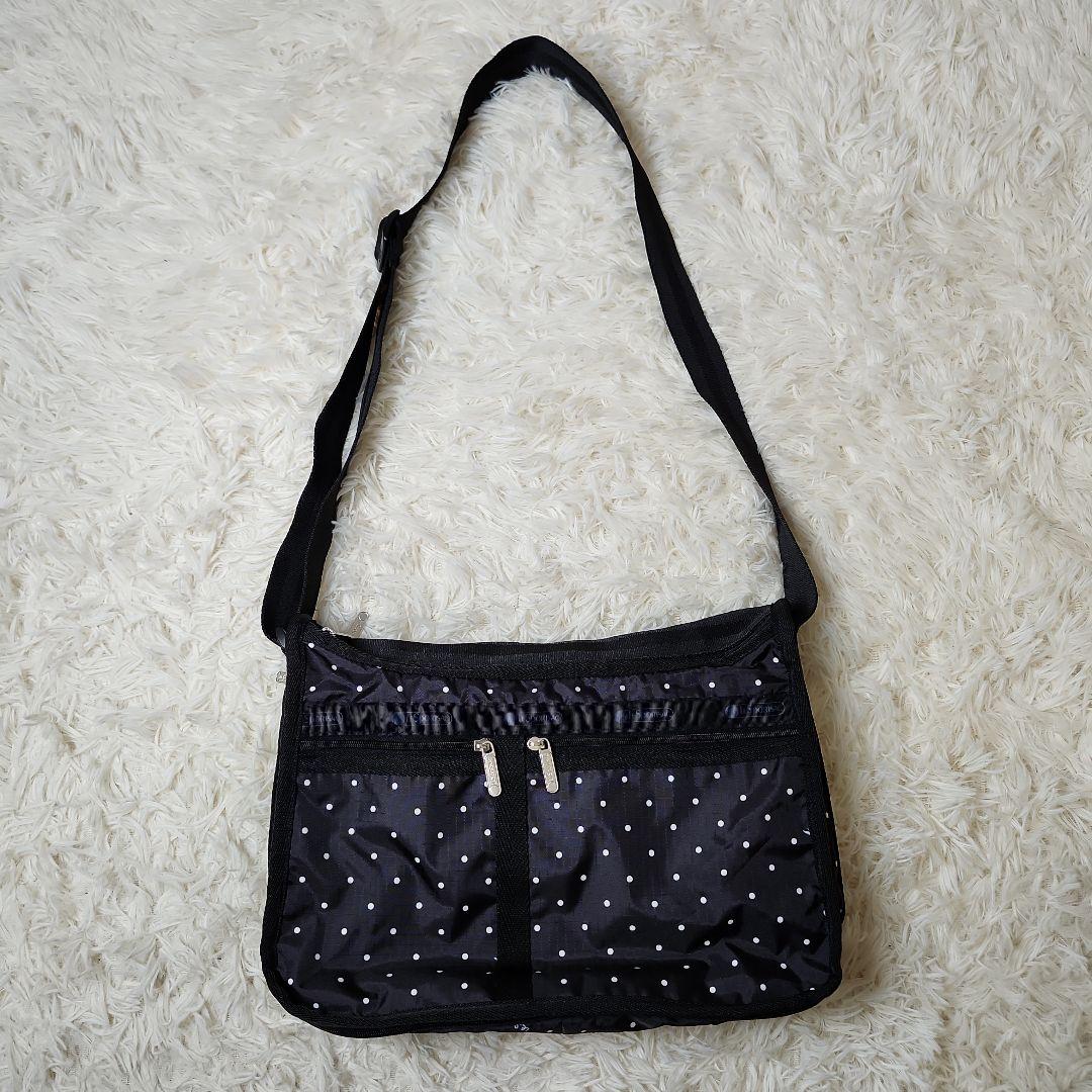 【未使用級】レスポートサック デラックスエブリデイバッグ ドット ポーチ付