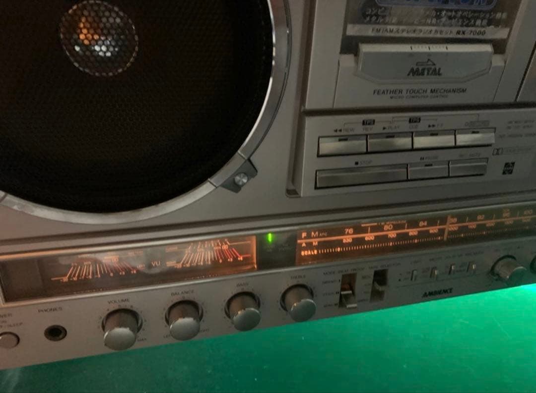 美品BLT変更可能ナショナル　RX-7000 ラジカセメンテナンス済み ラジオ