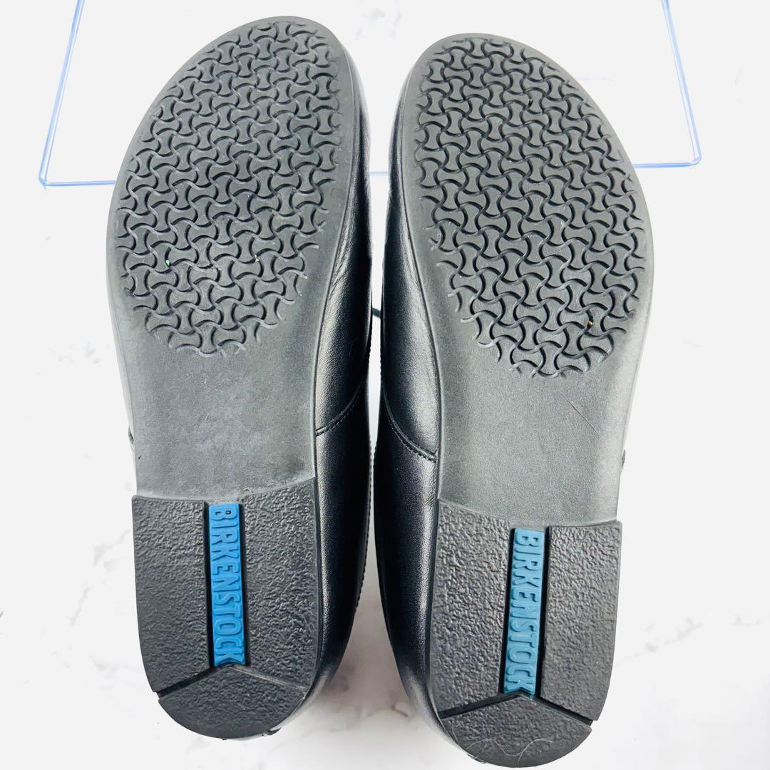 BIRKENSTOCK ソーンダース 革靴 本革 ブラック 黒 24.0