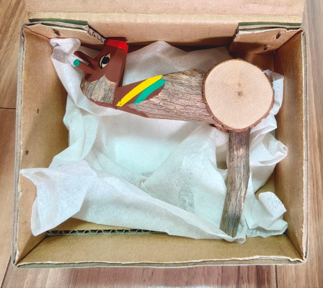 杵島山一刀彫　大八車　牛