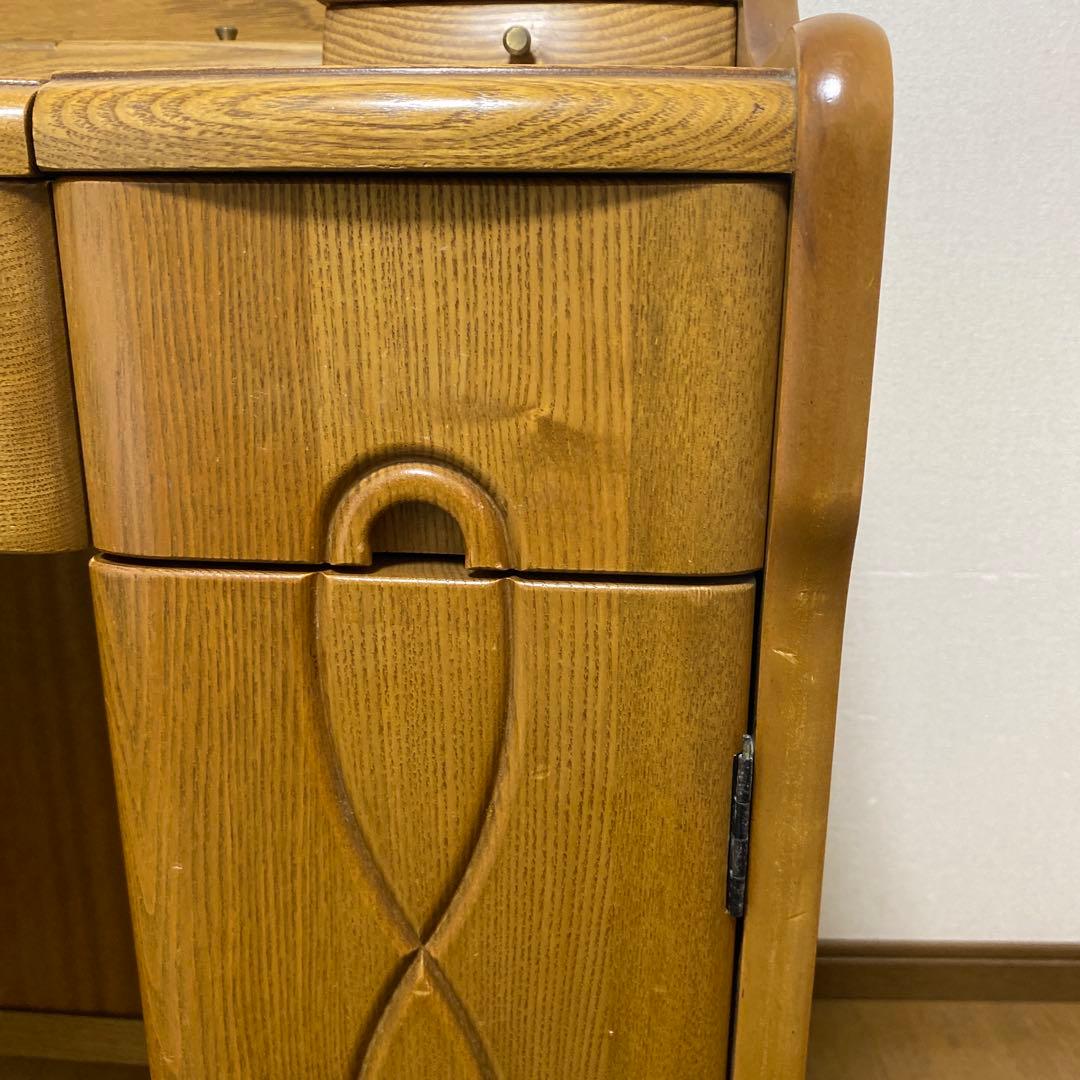 ナチュラルウッド　ドレッサー　デスク　椅子無し