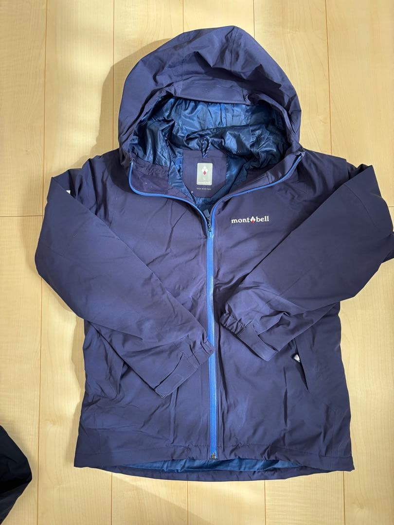 montbell スキーウェアセット ネイビー