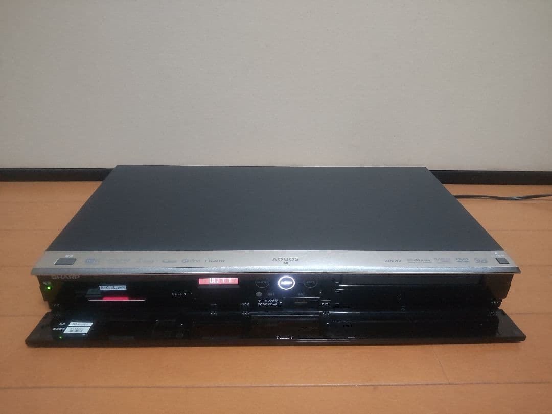 シャープ　AQUOS　BD―W1600 1TB プチメンテ済み