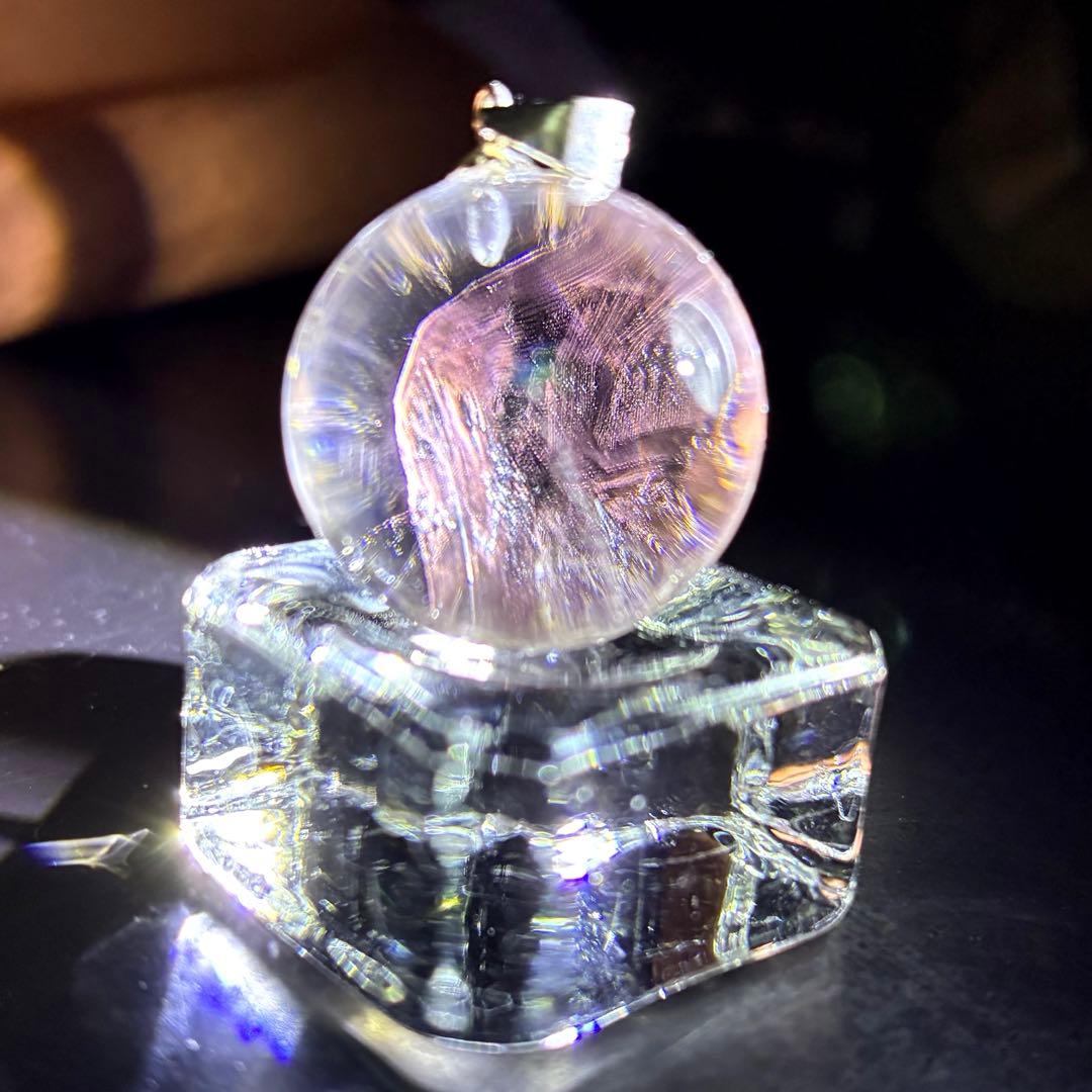 レッドエンジェルラダー ペンダントトップ 天然石