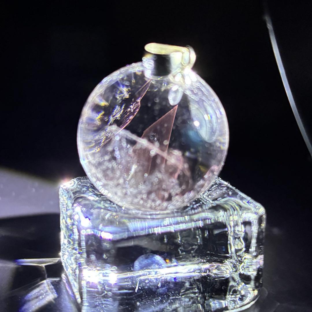 レッドエンジェルラダー ペンダントトップ 天然石