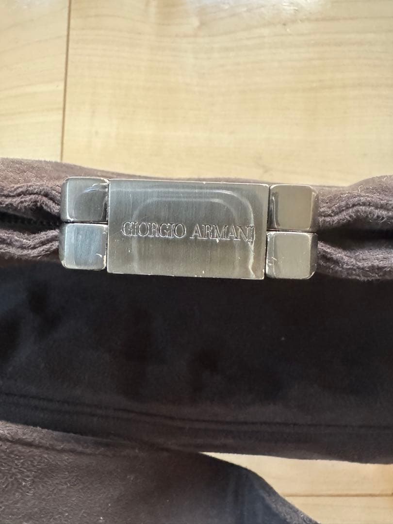 B*Y様 【美品】giorgioarmani ワンショルダーバック　スエード生地