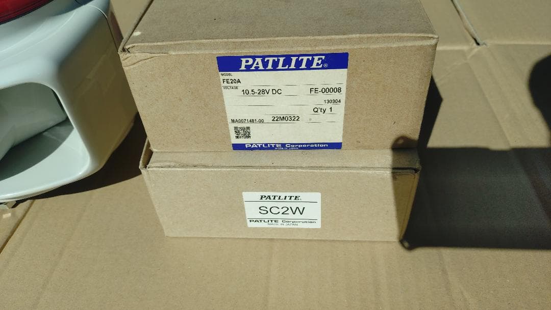 パトライト　ビームセンサ　コントロール　SC２W　FE20A　RT-100VS