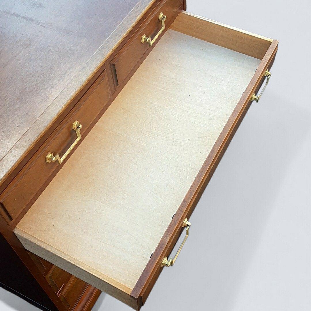 廃盤希少　マルニ木工 地中海 チェスト80 5段6杯 マホガニー maruni