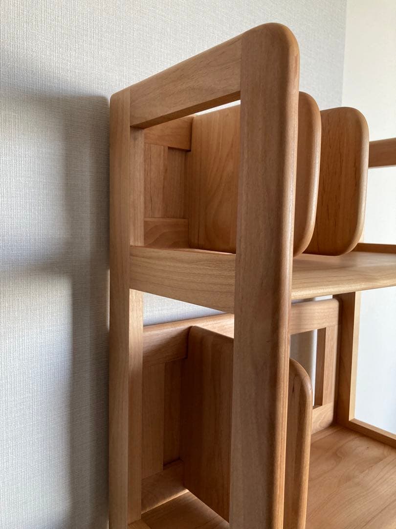 オープンラック本棚 棚 木製 ナチュラル 50cm エリスキッズ ISSEIKI