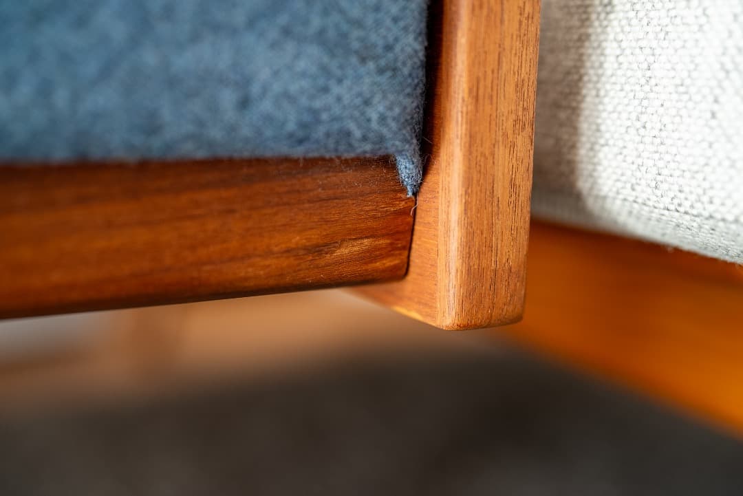 【超希少】Hans J Wegner GE258 デイベッド チーク 丸脚