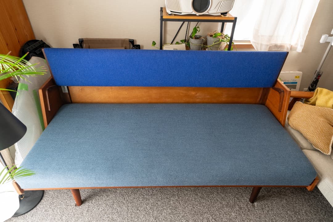 【超希少】Hans J Wegner GE258 デイベッド チーク 丸脚