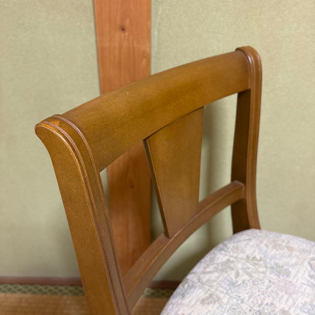 ブラウン 木製 ダイニングチェア ビオラ アイボリー KG-TS-0160 1脚